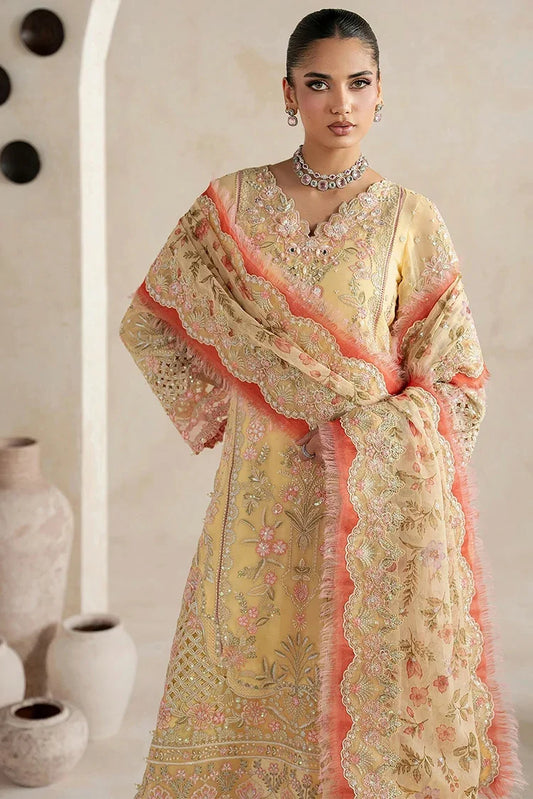 Gulaal - Inaaya Embroidered Chiffon Vol 2 - D-51-Roselle - Unstitched