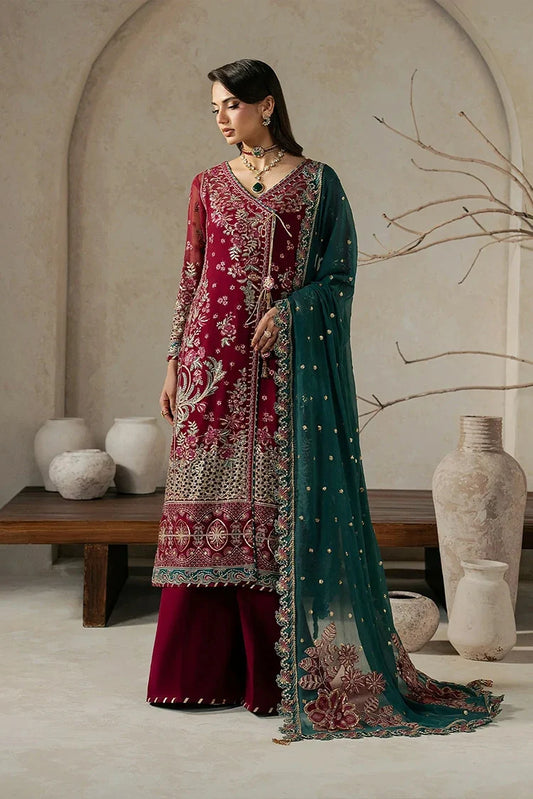 Gulaal - Inaaya Embroidered Chiffon Vol 2 - D-55-Jinaan - Unstitched