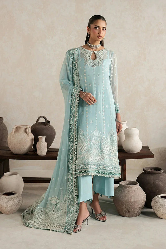 Gulaal - Inaaya Embroidered Chiffon Vol 2 - D-58-Eileen - Unstitched