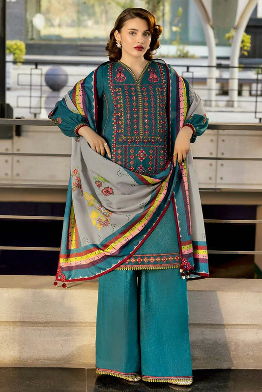 Picture of Charizma - Poshima Embroidered Peach Leather Collection Vol 4 - PSW5-26 - Unstitched - Available at Raja Sahib