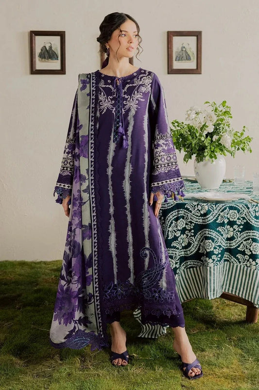 Nureh - Gardenia Embroidered and Printed Viscose Collection Vol 3 - NSG-225 - Unstitched