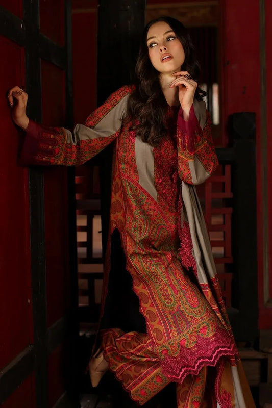 Picture of Charizma - Combination Embroidered Linen Collection Vol 1 - CCW7-04 - Unstitched - Available at Raja Sahib