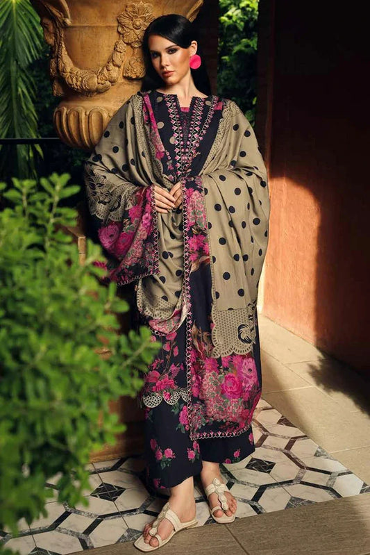 Charizma - Combination Embroidered Linen Collection Vol 1 - CCW7-08 - Unstitched