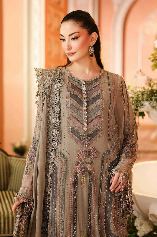 Picture of Maria B - Royal Tea Affair Chiffon - MPC-07-01 - Unstitched - Available at Raja Sahib