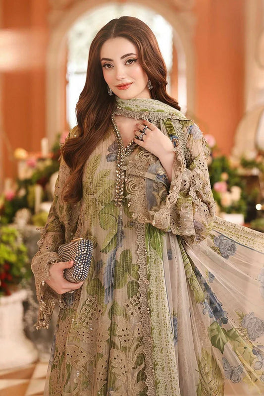 Picture of Maria B - Royal Tea Affair Chiffon - MPC-07-03 - Unstitched - Available at Raja Sahib