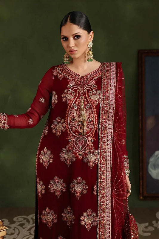 Picture of Roheenaz - Royale Eternal Chiffon Edit - 01-Imperial Grace - Unstitched - Available at Raja Sahib