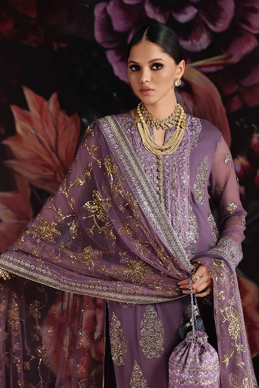 Picture of Roheenaz - Royale Eternal Chiffon Edit - 03-Blush Whisper - Unstitched - Available at Raja Sahib