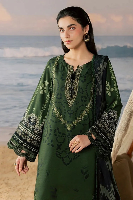 Nureh - Daily Delights Embroidered And Printed Viscose Slub Collection Vol 3 - DD-41 - Unstitched