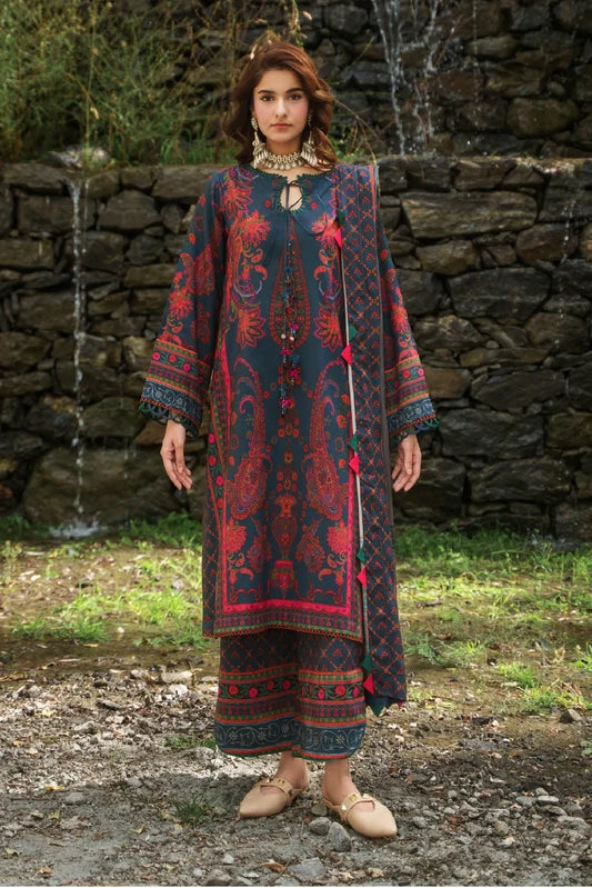Charizma - C Prints Printed Linen Collection Vol 1 - CPW6-06 - Unstitched