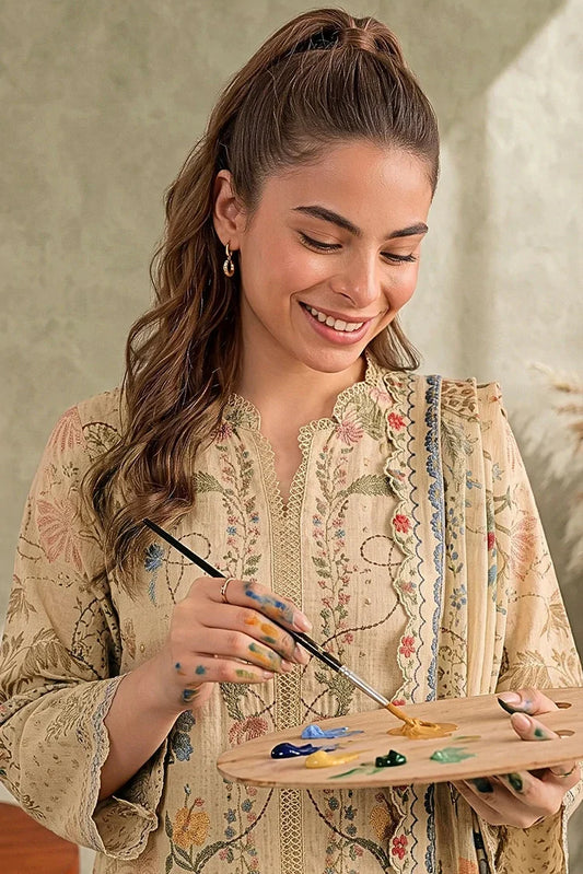 Asifa & Nabeel - Cambric Printed - Seham (CU26-07) - Unstitched