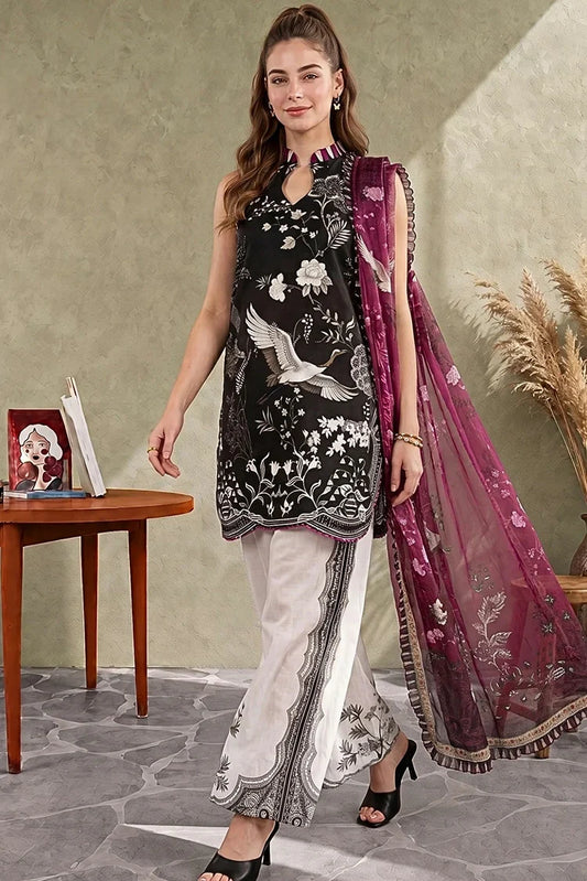 Asifa & Nabeel - Cambric Printed - Sasha (CU26-08) - Unstitched