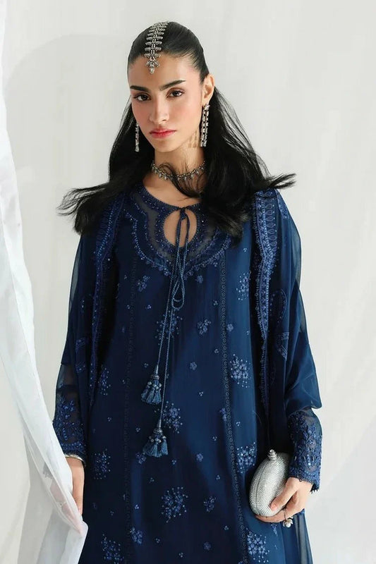 Picture of Qalamkar - Chiffon - QCC-02 SHIREEN - Unstitched - Available at Raja Sahib