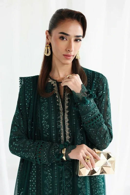 Picture of Qalamkar - Chiffon - QCC-05 JANAAN - Unstitched - Available at Raja Sahib