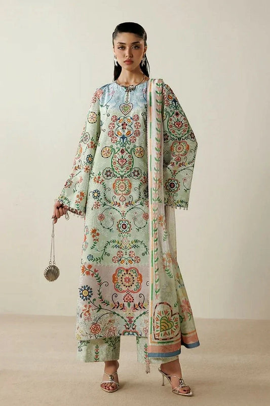 Picture of Jazmin - Orlina Rawsilk - OR26-D10 - Unstitched - Available at Raja Sahib