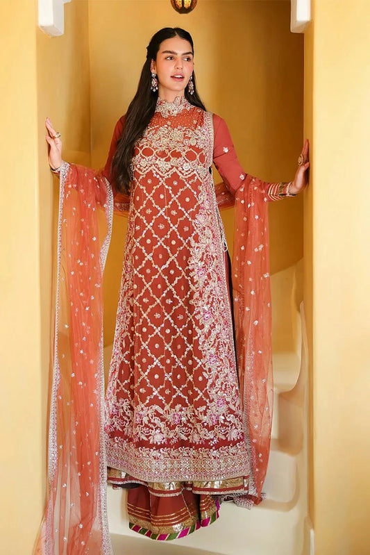 Mushq - Bachelorette Chronicles Chiffon Collection - 03-Rose Romance - Unstitched