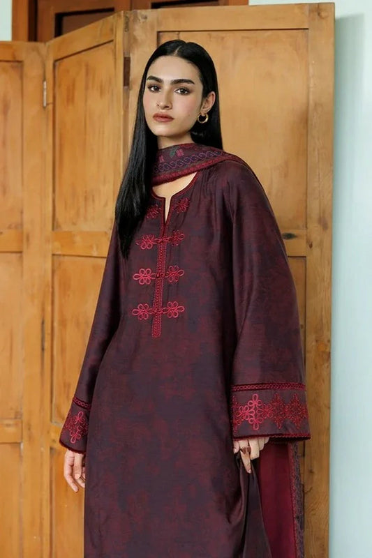 Jazmin - Unstitched WInter - EMBROIDERED PREMIUM VISCOSE UW-0249 - Unstitched