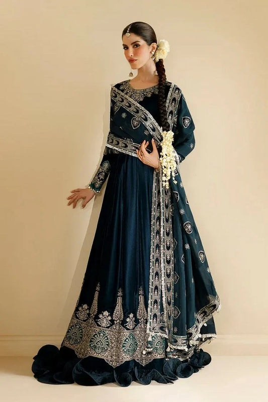 Jazmin - Chandni Luxury Velvet Formals - CVF26-D09 - Unstitched