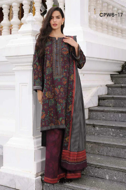 Charizma - C Prints Printed Linen Collection Vol 2 - CPW6-17 - Unstitched