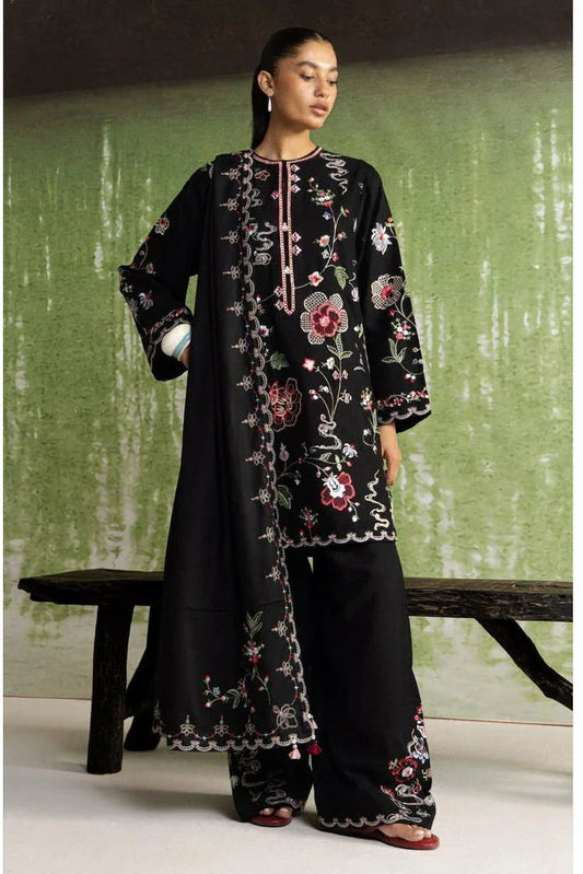 Zara Shahjahan - Coco Winter Unstitched - NAIRANG-8A - Unstitched
