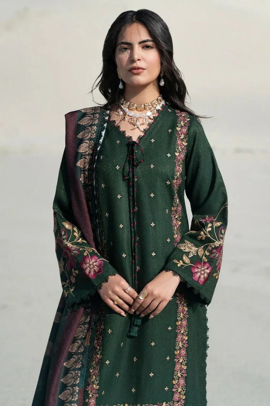 Charizma - Poshima Embroidered Peach Leather Collection Vol 2 - PSW6-15 - Unstitched