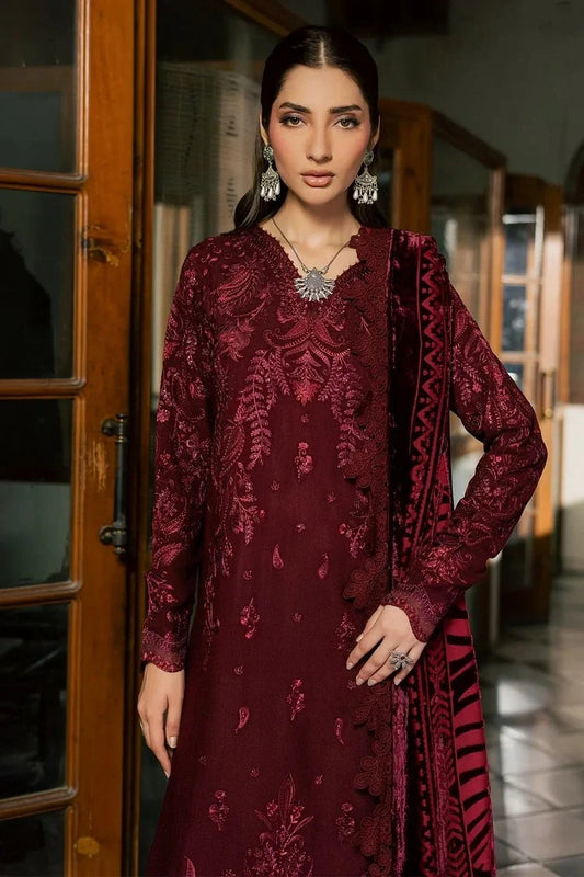 Nureh - Exclusive Embroidered Peach Leather Collection Vol 3 - NE-286 - Unstitched