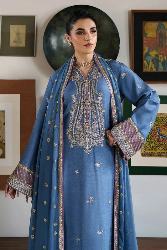Picture of Roheenaz - Mah e Noor Silk Collection - 08-Sitara Bano - Unstitched - Available at Raja Sahib