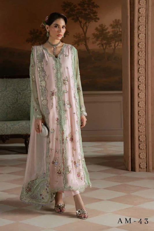 Picture of Nureh - Amaya Luxury Embroidered Chiffon Collection Vol 3 - AM-43 - Unstitched - Available at Raja Sahib