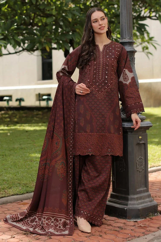 Charizma - Aniiq Embroidered Printed Linen Collection Vol 2 - ANW7-13 - Unstitched
