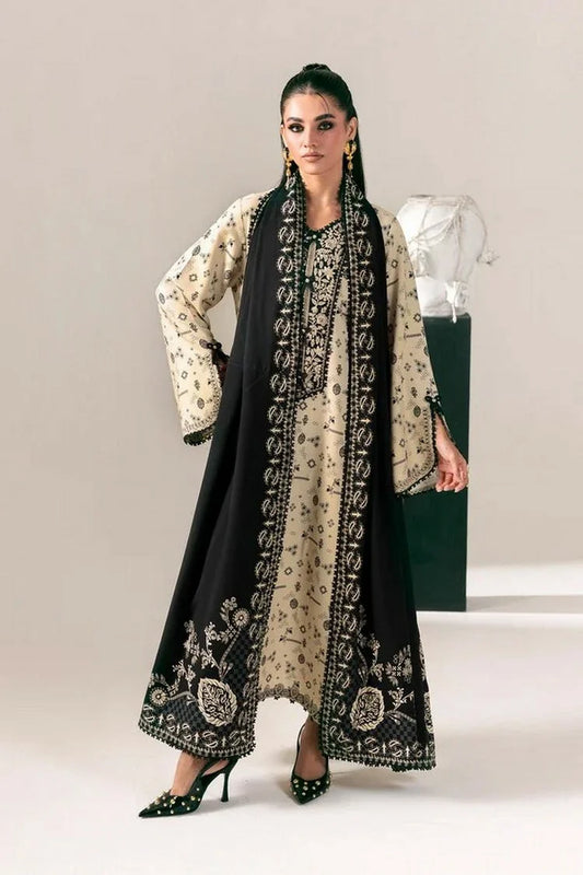 Picture of Qalamkar - QPrints Winter Collection - QPW-10 (A) Mehru - Unstitched - Available at Raja Sahib