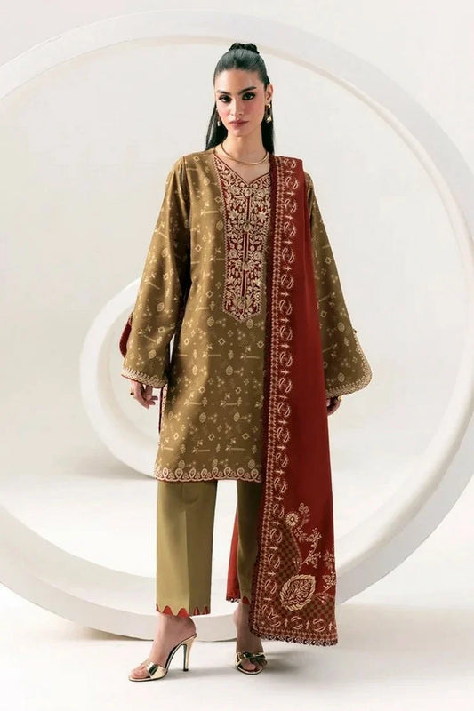 Qalamkar - QPrints Winter Collection - QPW-10 (B) Hafsa - Unstitched