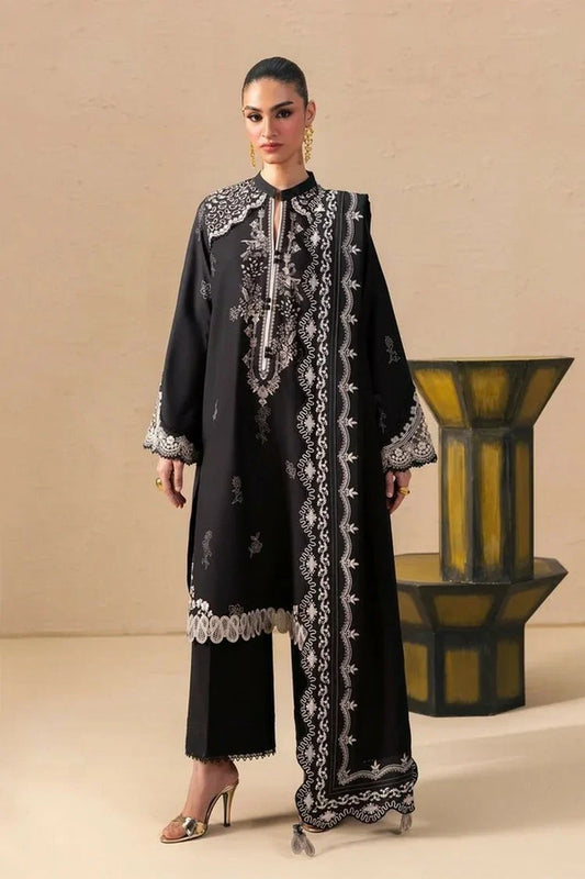 Picture of Qalamkar - QPrints Winter Collection - QPW-02 (A) Laiza - Unstitched - Available at Raja Sahib
