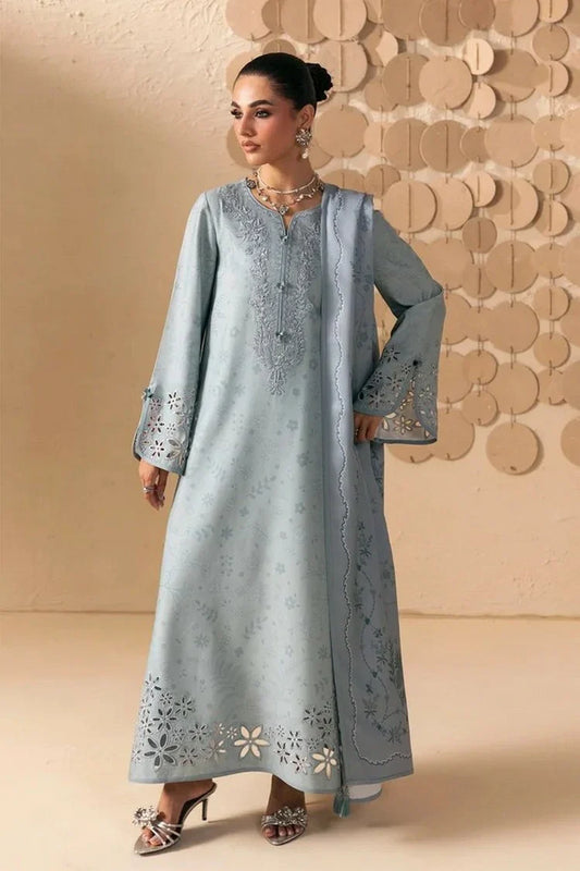 Picture of Qalamkar - QPrints Winter Collection - QPW-04 (A) Oriana - Unstitched - Available at Raja Sahib