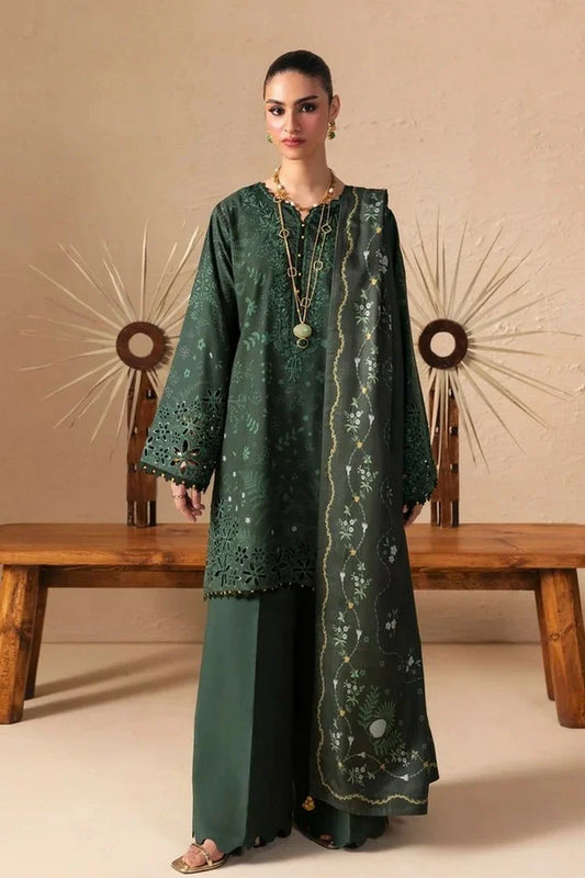Picture of Qalamkar - QPrints Winter Collection - QPW-04 (B) Elaris - Unstitched - Available at Raja Sahib