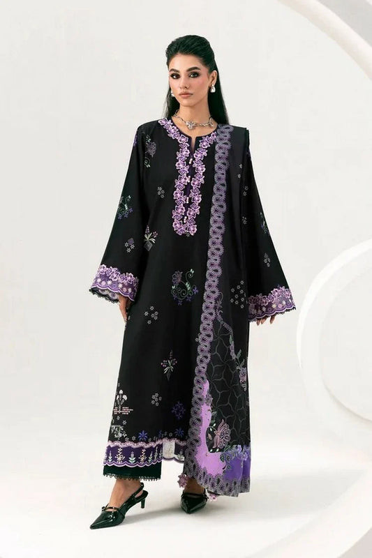 Picture of Qalamkar - QPrints Winter Collection - QPW-09 (B) Sajal - Unstitched - Available at Raja Sahib
