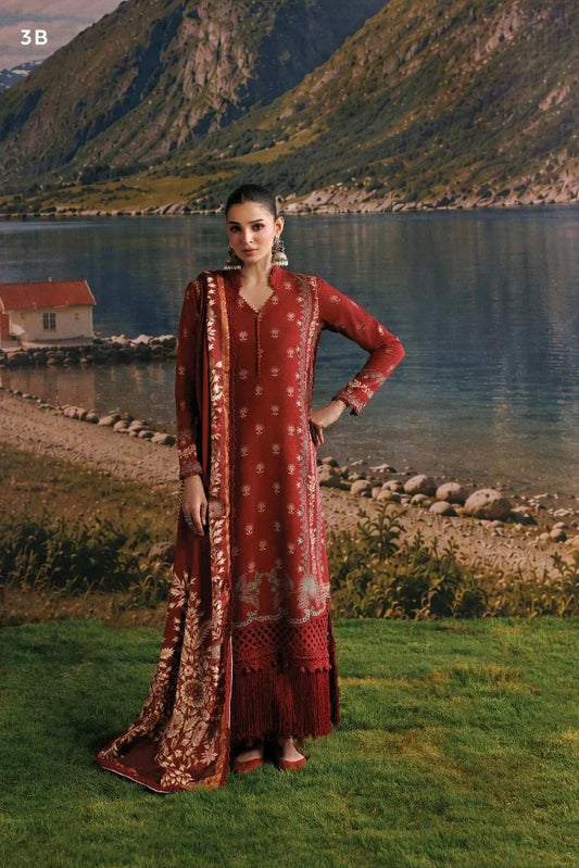 Picture of Maria B - M Basics Winter Aglastation - Design-3B - Unstitched - Available at Raja Sahib