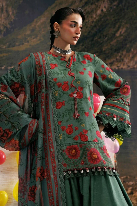 Picture of Maria B - M Basics Winter Aglastation - Design-6A - Unstitched - Available at Raja Sahib