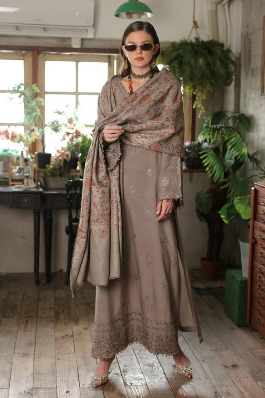 Picture of Noor by Saadia Asad - Noor Winter Embroidered Prinkhaas - Design-3A - Unstitched - Available at Raja Sahib