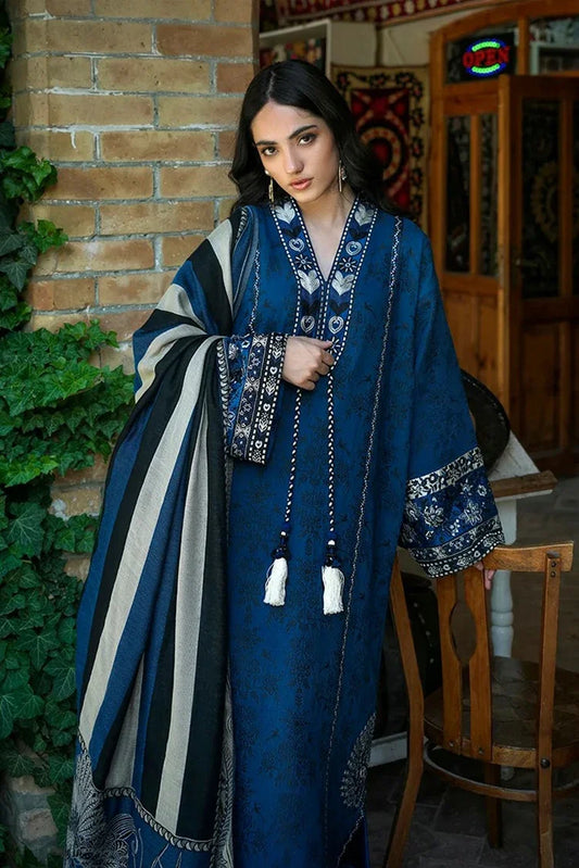 Mushq - Broadway Echoes of Registan Winter Collection - 07-Sapphire Sultana - Unstitched