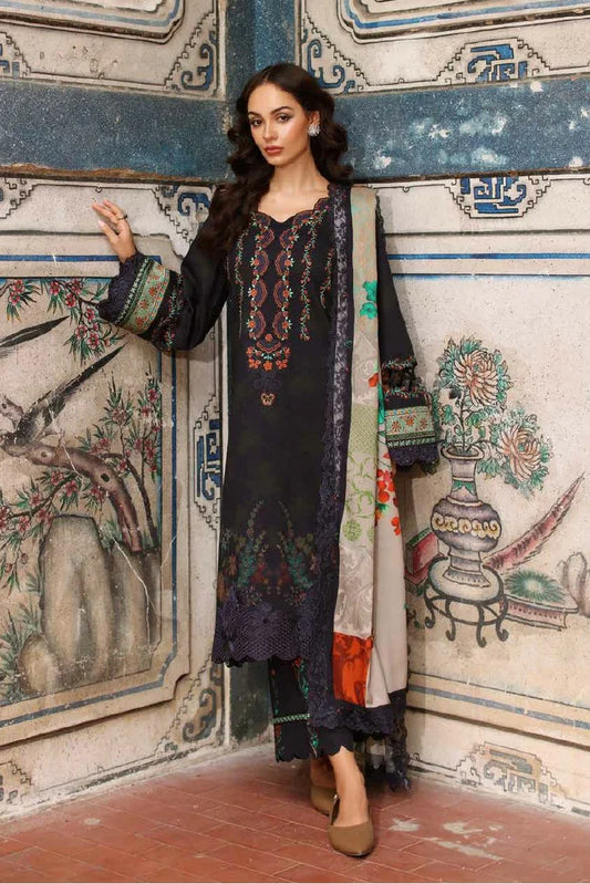 Charizma - Combination Embroidered Linen Collection Vol 3 - CCW7-21 - Unstitched