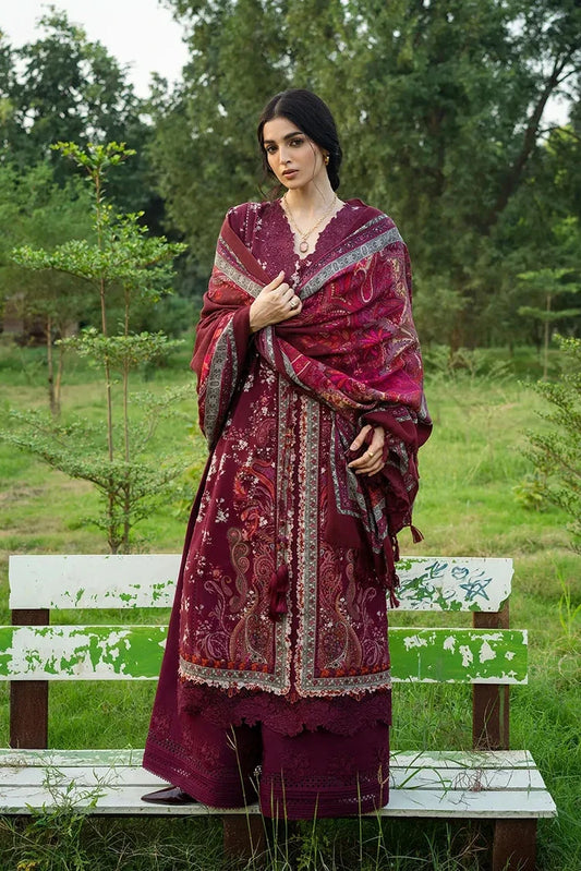 Picture of Elaf - Wilderness Pashmina Shawl Edit - EWR-2A ROWAN - Unstitched - Available at Raja Sahib
