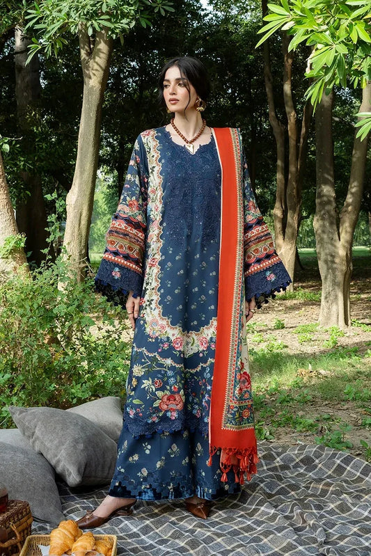 Elaf - Wilderness Pashmina Shawl Edit - EWR-6B ASTRA - Unstitched