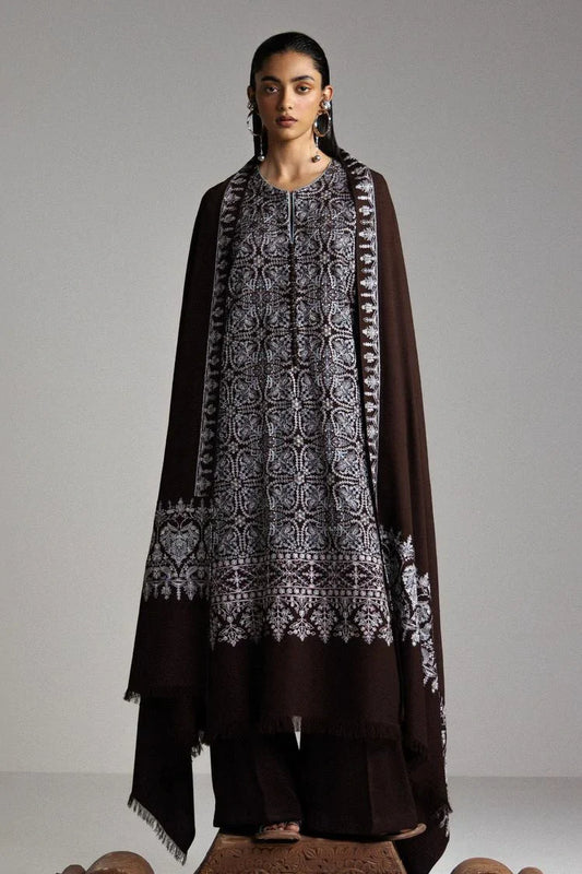 Zara Shahjahan - Sarab Winter Collection - 01-AQEEQ - Unstitched