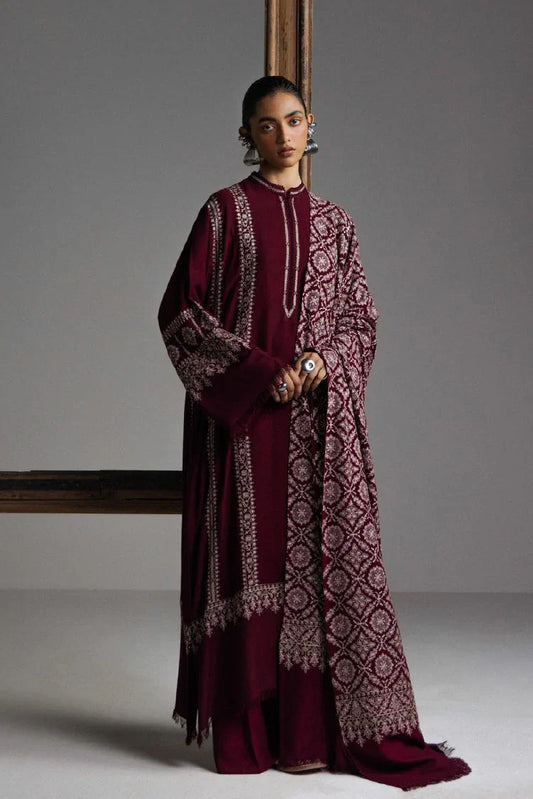 Picture of Zara Shahjahan - Sarab Winter Collection - 03-MEHRAB - Unstitched - Available at Raja Sahib
