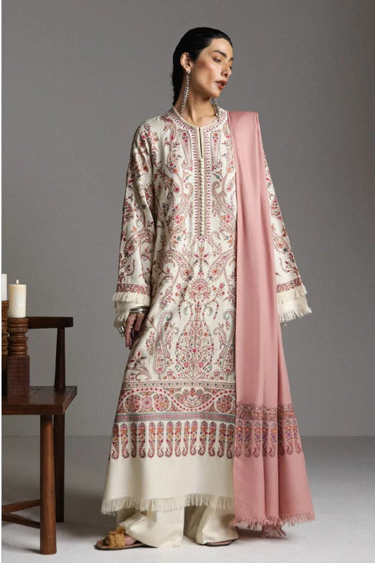 Picture of Zara Shahjahan - Sarab Winter Collection - 04-PASHM - Unstitched - Available at Raja Sahib