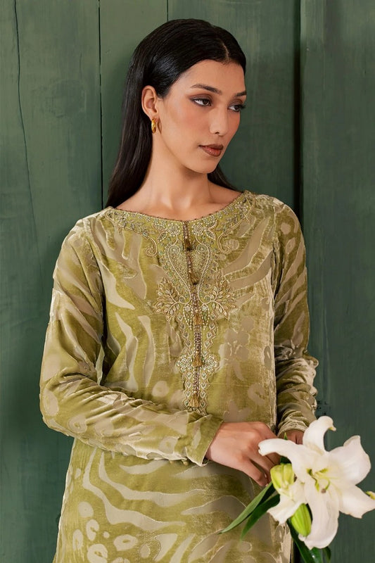 Picture of Nureh - Ballerina Embellished Velvet Palachi Collection Vol 1 - NU2-229 - Unstitched - Available at Raja Sahib