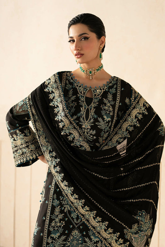 Gulaal - Syleena Raw Silk Collection - SD-22-Serpentine - Unstitched