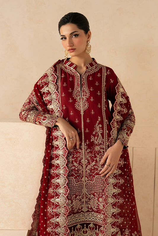 Gulaal - Syleena Raw Silk Collection - SD-23-Rossella - Unstitched