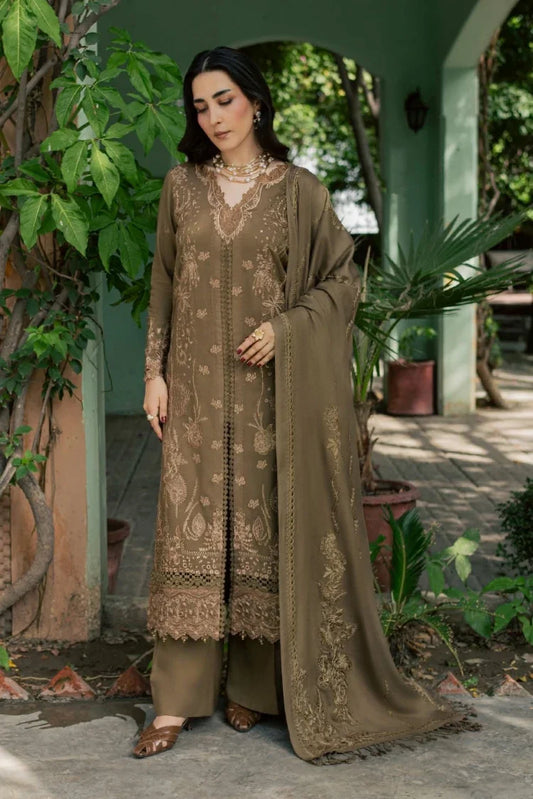 Picture of Nureh - Exclusive Embroidered Peach Leather Collection Vol 4 - NE-297 - Unstitched - Available at Raja Sahib