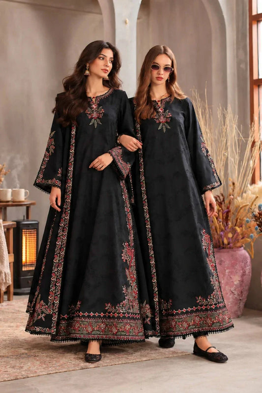 Picture of Noor by Saadia Asad - Noor Winter Embroidered Pashmina Shawl Collection - Design 11 - Unstitched - Available at Raja Sahib