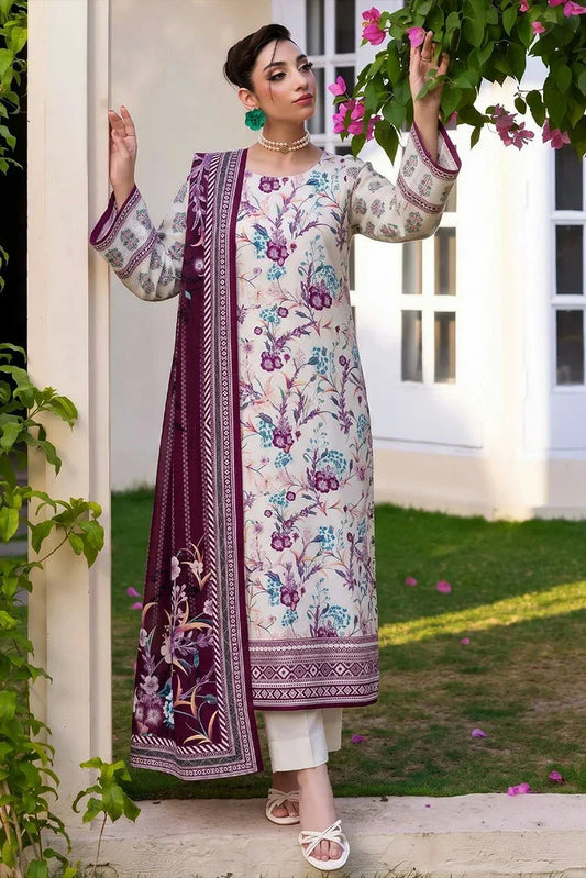 Motifz - Rang Digital Printed Linen Collection - 2645-EMIRA - Unstitched